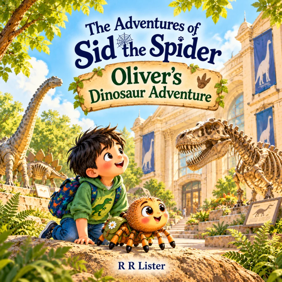 Front cover of Oliver’s Dinosaur Adventure
